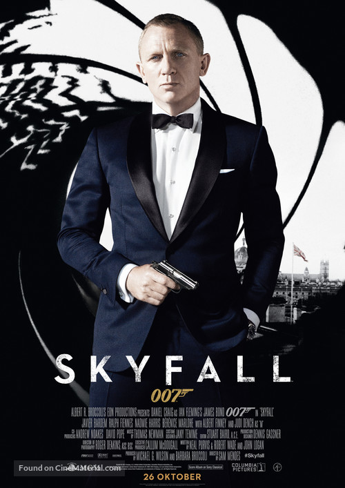 Skyfall - Swedish Movie Poster