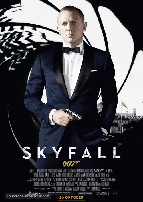 Skyfall - Swedish Movie Poster