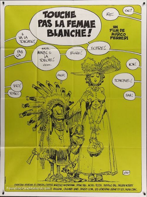 Touche pas &agrave; la femme blanche - French Movie Poster