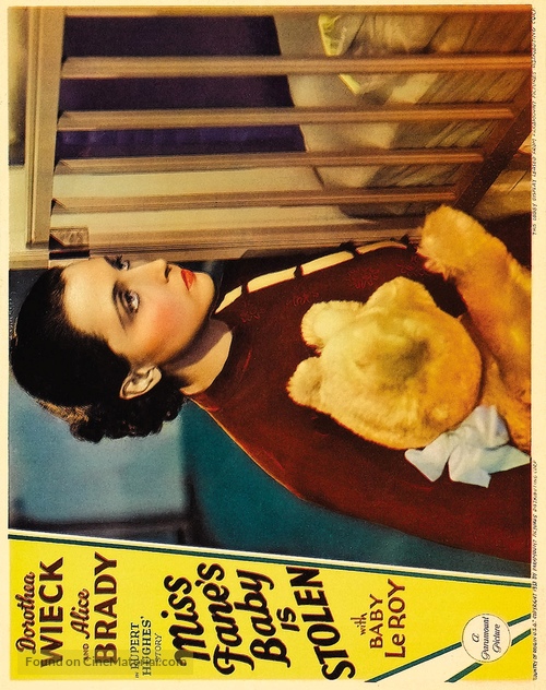 Miss Fane&#039;s Baby Is Stolen - Movie Poster
