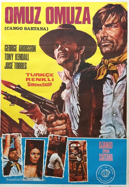 Django sfida Sartana - Turkish Movie Poster