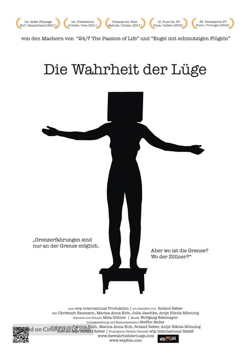 Die Wahrheit der L&uuml;ge - German Movie Poster