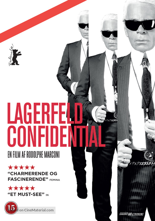 Lagerfeld Confidentiel - Danish DVD movie cover