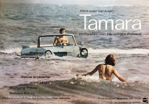 Tamara - German Movie Poster