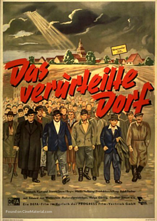 Das verurteilte Dorf - German Movie Poster