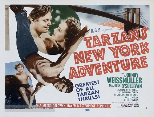 Tarzan&#039;s New York Adventure - Re-release movie poster