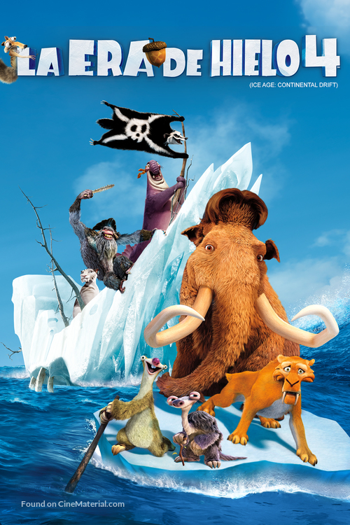 Ice Age: Continental Drift - Colombian DVD movie cover