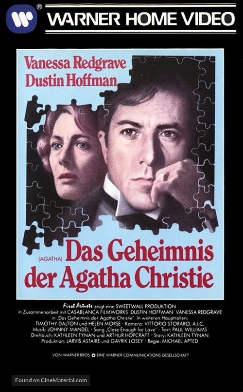 Agatha - German VHS movie cover