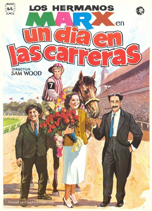 A Day at the Races - Spanish Movie Poster