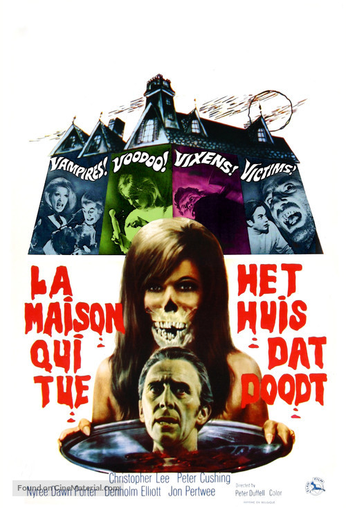 The House That Dripped Blood - Belgian Movie Poster