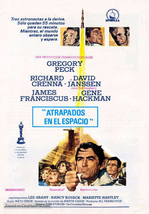 Marooned - Spanish Movie Poster