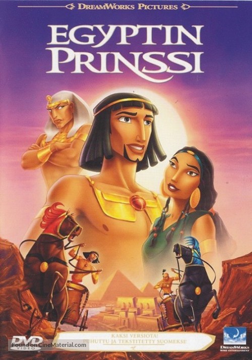 The Prince of Egypt - Finnish DVD movie cover