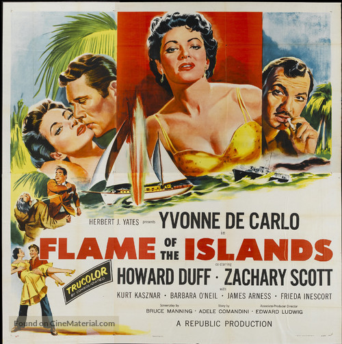 Flame of the Islands - Movie Poster