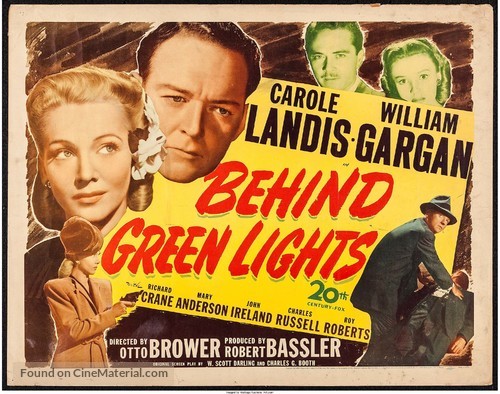 Behind Green Lights - Movie Poster