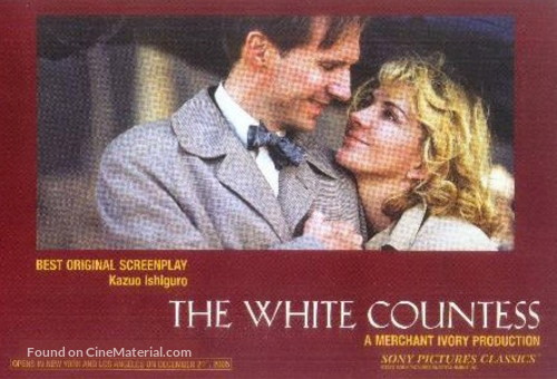 The White Countess - British Movie Poster