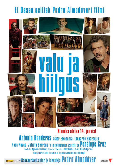 Dolor y gloria - Estonian Movie Poster