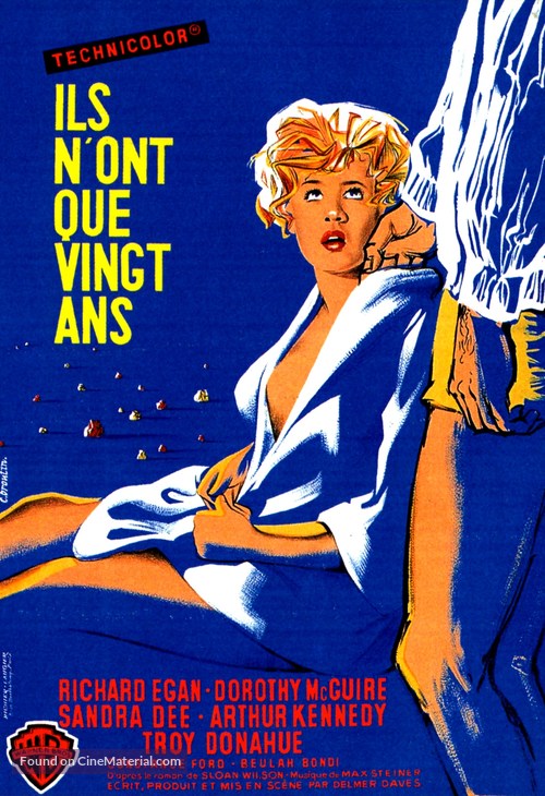 A Summer Place - French Movie Poster