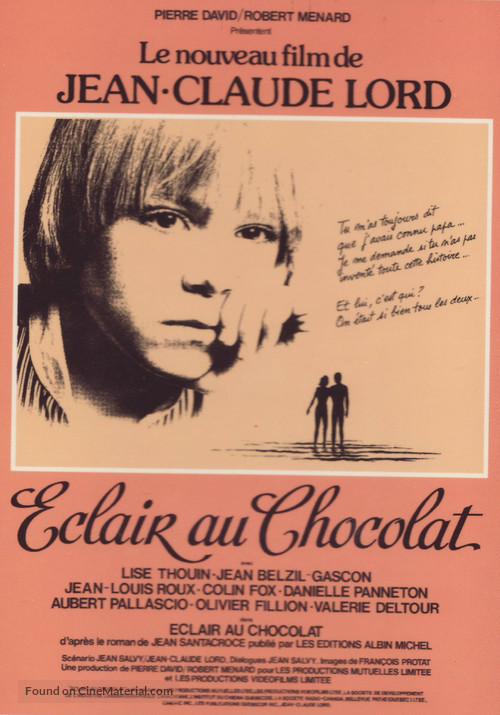 &Eacute;clair au chocolat - Canadian Movie Poster