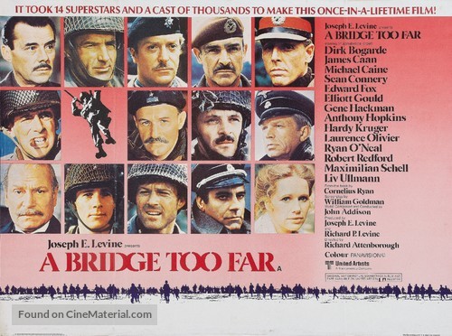 A Bridge Too Far - British Movie Poster