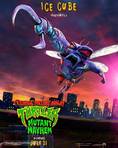 Teenage Mutant Ninja Turtles: Mutant Mayhem - British Movie Poster