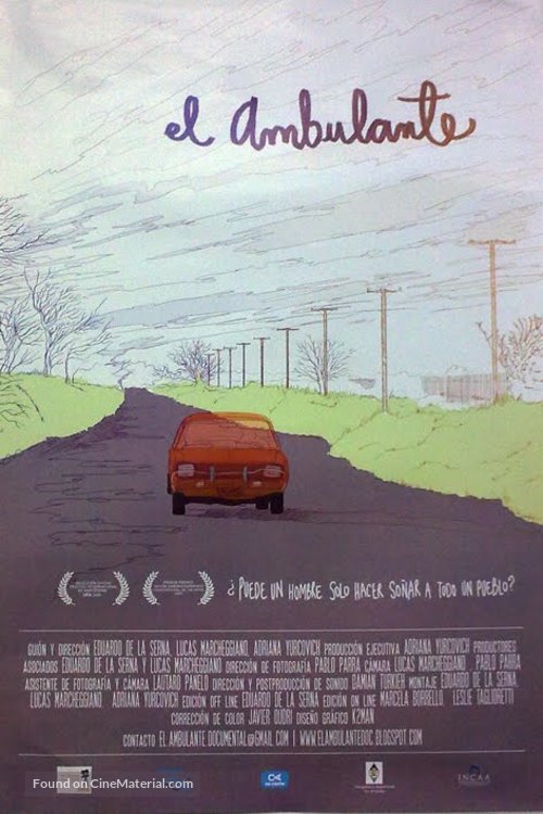 El ambulante - Argentinian Movie Poster