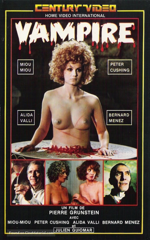 Tendre Dracula - French VHS movie cover