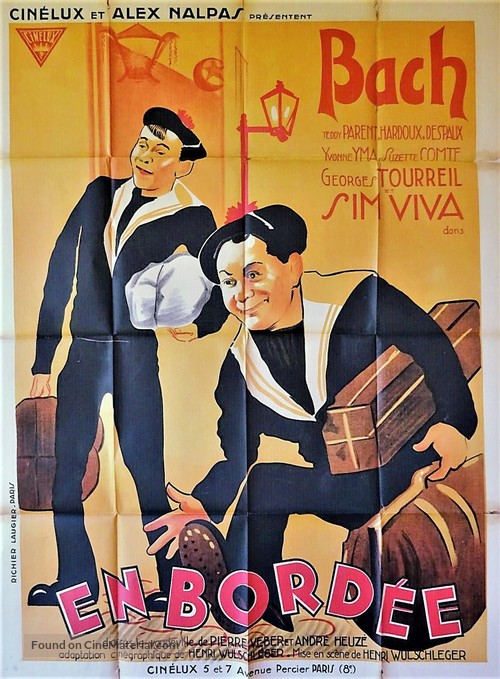 En bord&eacute;e - French Movie Poster