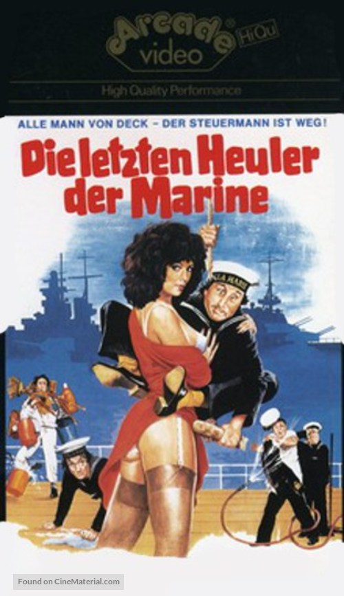 La dottoressa preferisce i marinai - German VHS movie cover
