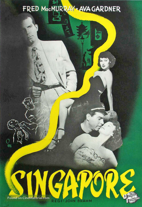 Singapore - Swedish Movie Poster