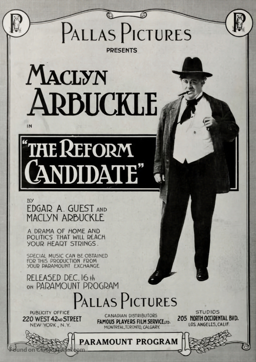 The Reform Candidate - Movie Poster