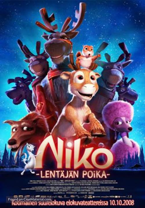 Niko - Lent&auml;j&auml;n poika - Finnish Advance movie poster