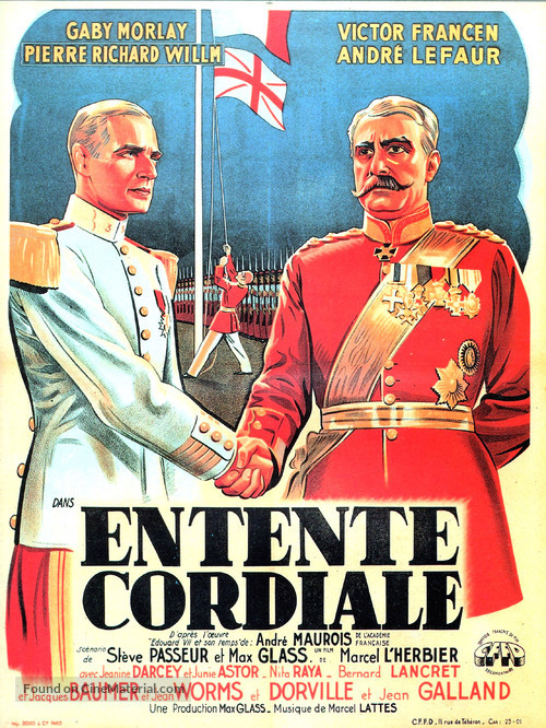 Entente cordiale - French Movie Poster