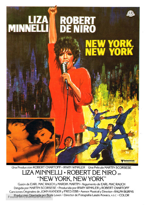 New York, New York - Spanish Movie Poster