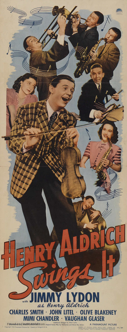 Henry Aldrich Swings It - Movie Poster