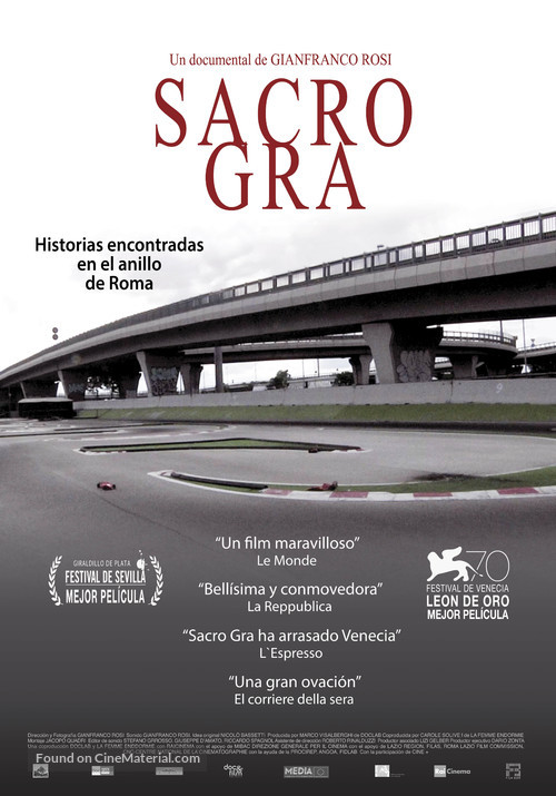 Sacro GRA - Spanish Movie Poster