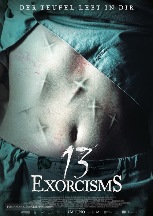 13 exorcismos - German Movie Poster