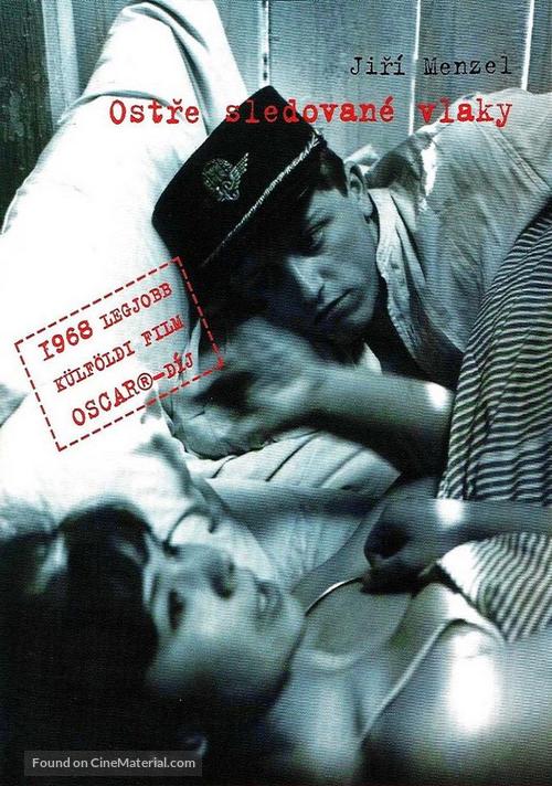 Ostre sledovan&eacute; vlaky - Czech DVD movie cover