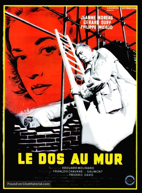 Le dos au mur - French Movie Poster