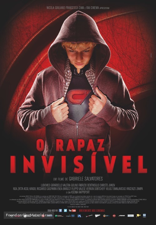 Il ragazzo invisibile - Portuguese Movie Poster