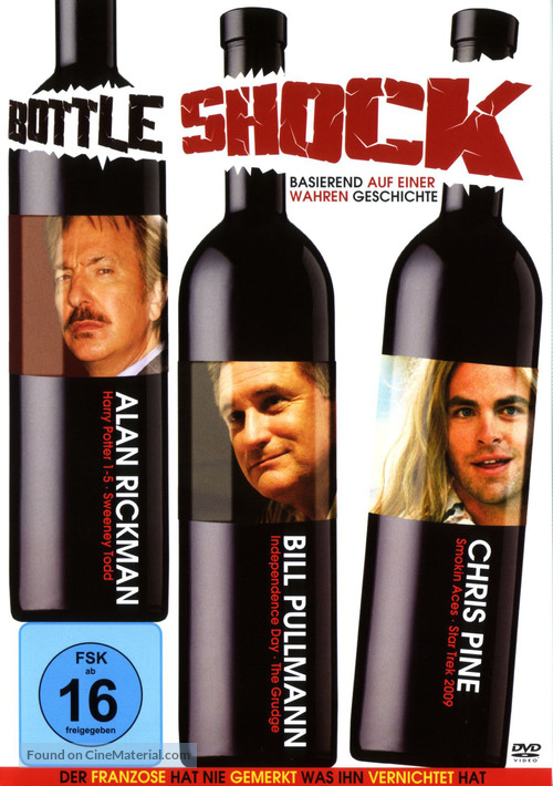 Bottle Shock - German DVD movie cover