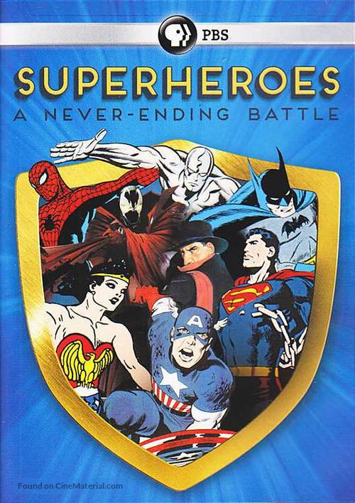 &quot;Superheroes: A Never-Ending Battle&quot; - DVD movie cover