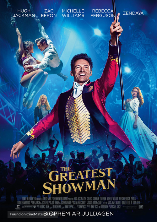 The Greatest Showman - Swedish Movie Poster