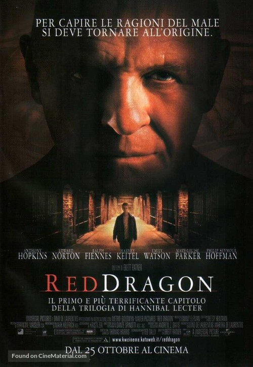 Red Dragon - Italian Advance movie poster