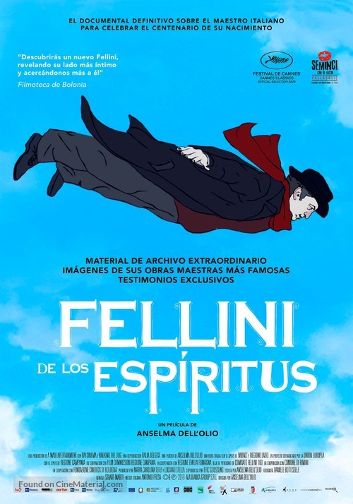 Fellini degli spiriti - Spanish Movie Poster