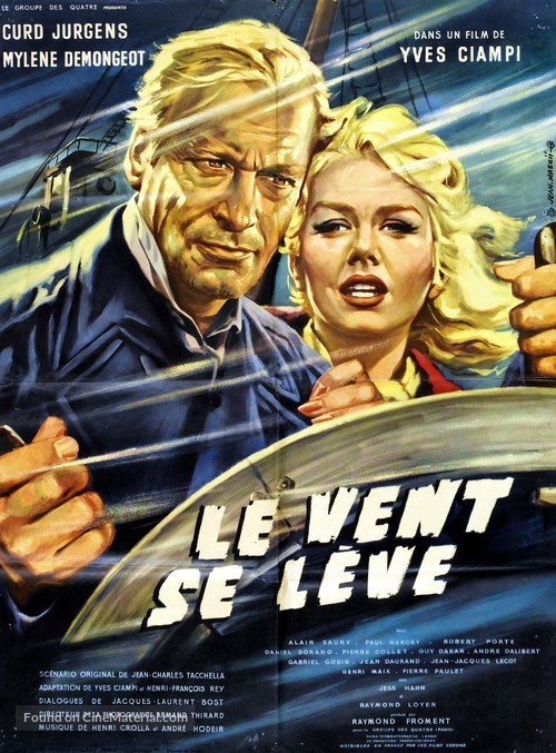 Le vent se l&egrave;ve - French Movie Poster