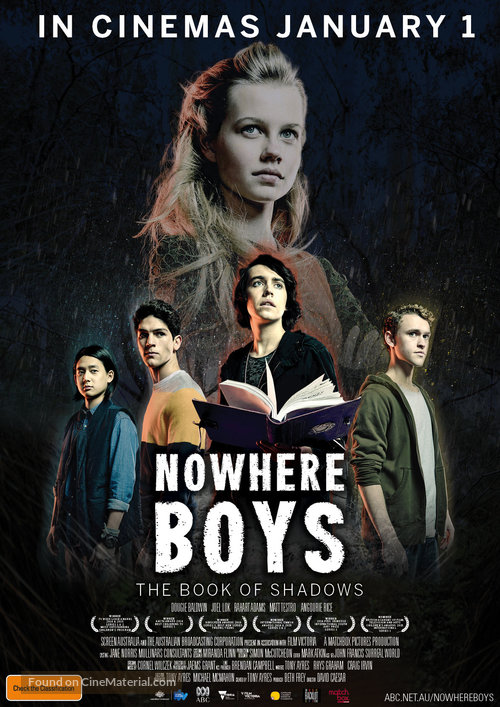 Nowhere Boys: The Book of Shadows - Australian Movie Poster