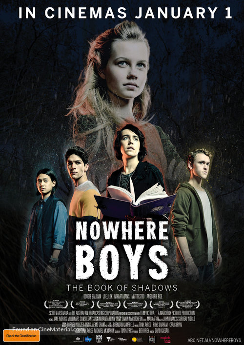 Nowhere Boys: The Book of Shadows - Australian Movie Poster