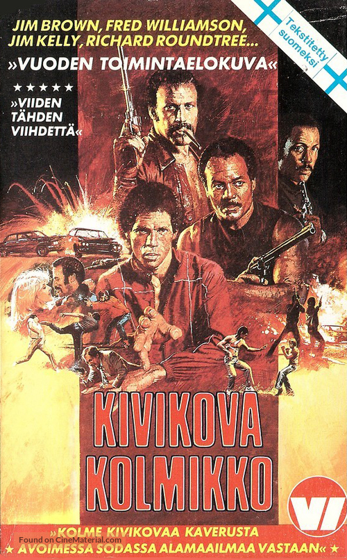 One Down, Two to Go - Finnish VHS movie cover