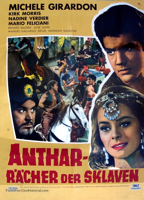 Anthar l&#039;invincibile - German Movie Poster