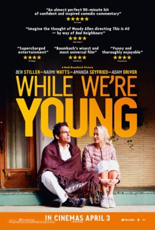 While We&#039;re Young - British Movie Poster